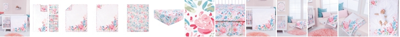 Trend Lab Painterly Floral 3-Piece Crib Bedding Set